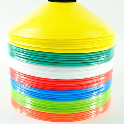 Outdoor Sport Football Soccer Rugby Speed Training Disc Cone Cross Track Space Marker Inline Skating Cross Speed Training 10PCS