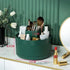 360° Rotating Makeup Storage Box Desktop Makeup Organizer Cosmetic Brush Holder Lipstick Eyebrow Pencil Holder Jewelry Container