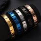 Trendy Square Italy Stainless Steel Bracelets For Women Men HipHop Metal Italian Modules Stretchable Gift Birthday Party Jewelry - My Hashtag Shop
