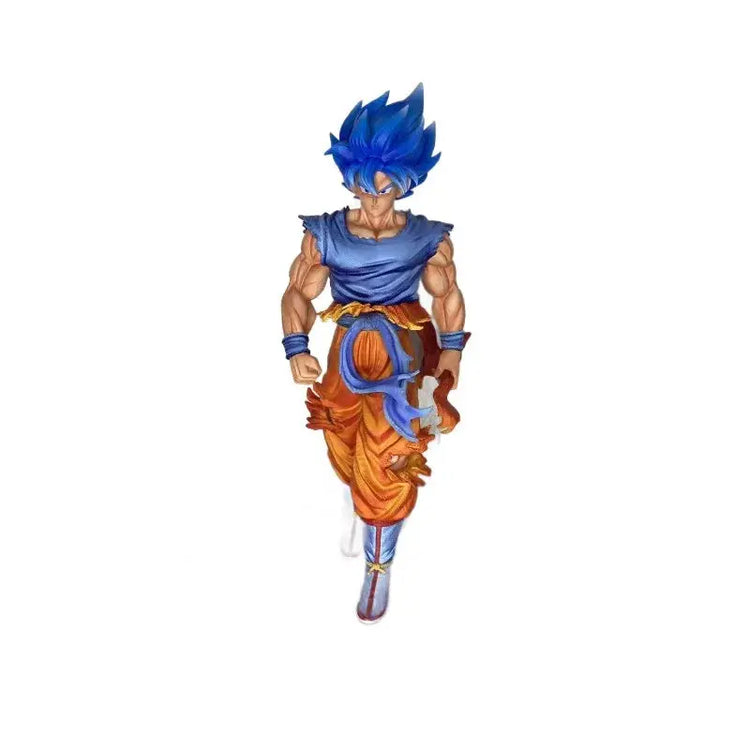 JT Statue Dragon Ball Z Son Goku Figure Goku Blue Jt Led Base Super Saiyan Action Figures Collection Model Luminous Toy Gift - HASHTAG