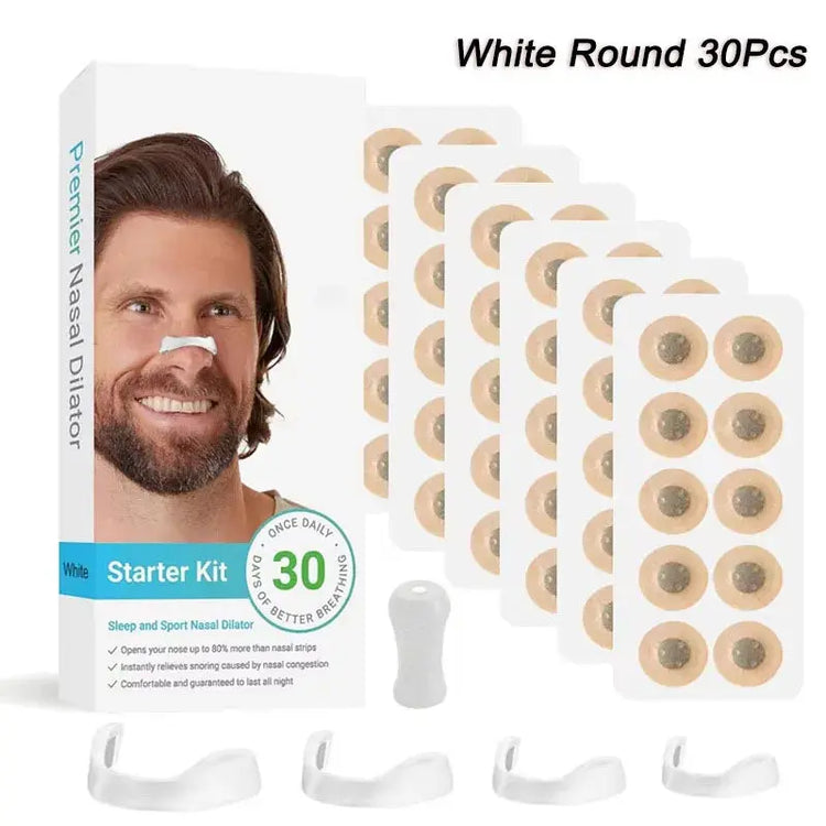 15/30days Magnetic Nasal Breathing Dilators Starter Kit for Nose Improve Sleep Quality Snoring Anti Snoring Sleep Mouth Tape - My Hashtag Shop