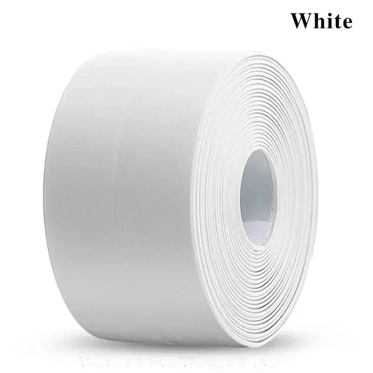 3.2m PVC Waterproof Sealing Tape for Bathroom Sink, Shower, Bathtub and Toilet - Self Adhesive Wall Sticker - HASHTAG