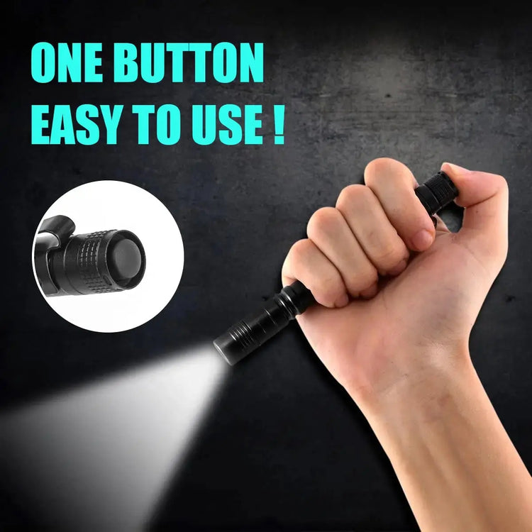 Mini torcia LED portatile, tascabile e impermeabile, per campeggio, escursionismo - My Hashtag Shop