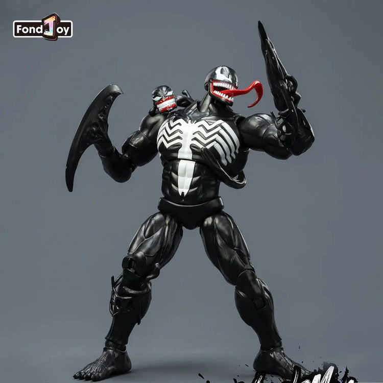 FondJoy Marvel Venom Action Figure 1/12 Venom Plastic Model Kit Anime Figurine Collection Model Statue Toys - HASHTAG