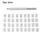 26Pcs Steel Printing Punch Alphabet Letter Stamp Set Metal Leather Stamp Professional Leather Tools Leathercraft Stamps