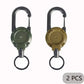 1/2/4pcs Extendable Retractable Holders Keychain Badge Reels Heavy Duty Clip With Carabiner Key Chain For Men Outdoor Bags - My Hashtag Shop