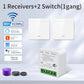 1/2/3Gang Wall Switch RF 433Mhz Wireless Light Switch Tuya Smart Wifi Switch Smart Life APP Voice Control with Alexa Google Home