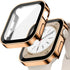 Tempered Glass+Cover for Apple Watch 11 10 9 8 7 46Mm 42Mm PC Bumper Screen Protector Case Iwatch Series 7 6 5 4 SE3 44 40 45Mm
