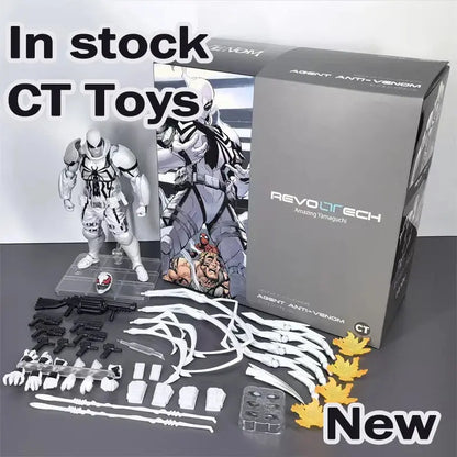 In Stock Ct Toys Venom Action Figure Kaiyodo Figurine Marvel Movable Collection Eugene Thompson Ko Model Decorate Toys Kids Gift - HASHTAG