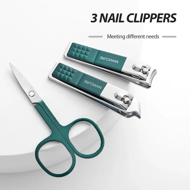 Nail Scissors Set Household High End Mens And Womens Special Nail Clippers Manicure Beauty Tools 6 Piece Portable Household - HASHTAG