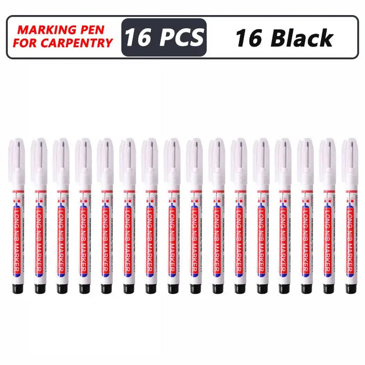 1-40PCS 20mm Deep Hole Long Nib Head Markers For Metal Perforating Pen Waterproof Bathroom Woodworking Decoration Multi-Purpose - My Hashtag Shop