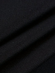 Criss Cross Mock Neck Tank Dress, Sexy Sleeveless Split Dress, Women's Clothing HASHTAG