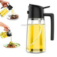 2in1 Kitchen Spray Oil Dispenser Oil Sprayer Polisher or Oil Brush for Air Fryer Salad Grilling Roasting Cooking Kitchen Access 