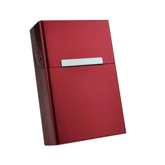 Metal Cigarette Case Box Cover Classic Men's Tobacco Cigarettes Box Case Holder Hard Cigarettes Tobacco Box Case Cover HASHTAG BAR TABACCHI