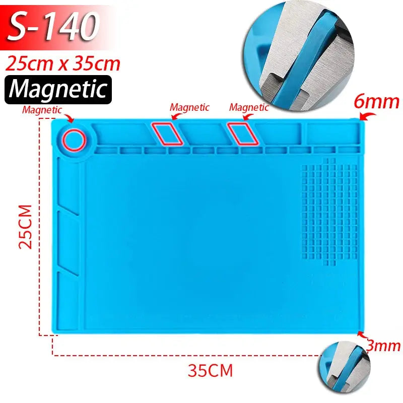 Tappetino per stazione di saldatura, tappetino da lavoro in silicone resistente - My Hashtag Shop