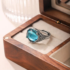 Alloy Butterfly Retro Ethnic Style Hollow Pattern Open Ring HASHTAG