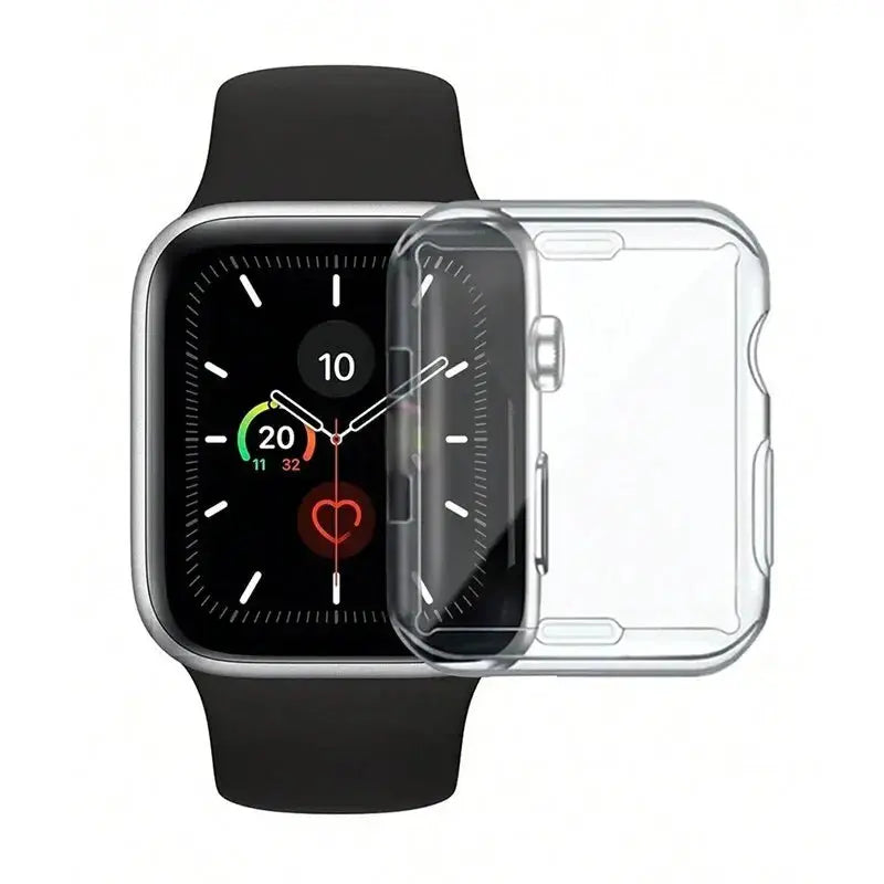 TPU Screen Protector Case for Apple Watch Series 9 8 7 SE 6 5 4 3 Bumper Cover Accessories for Iwatch 45mm 41mm 44mm 40mm 42mm - HASHTAG