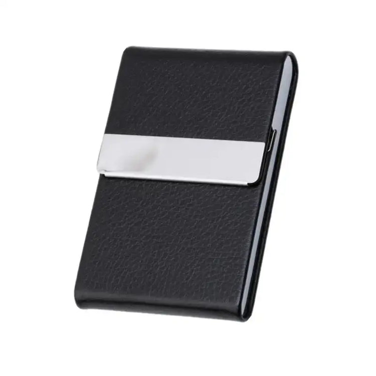 Multifunction Stainless Steel Cigarette Case PU Cigar Storage Box Tobacco Holder 1 PC Card Cases Smoking Accessories - HASHTAG