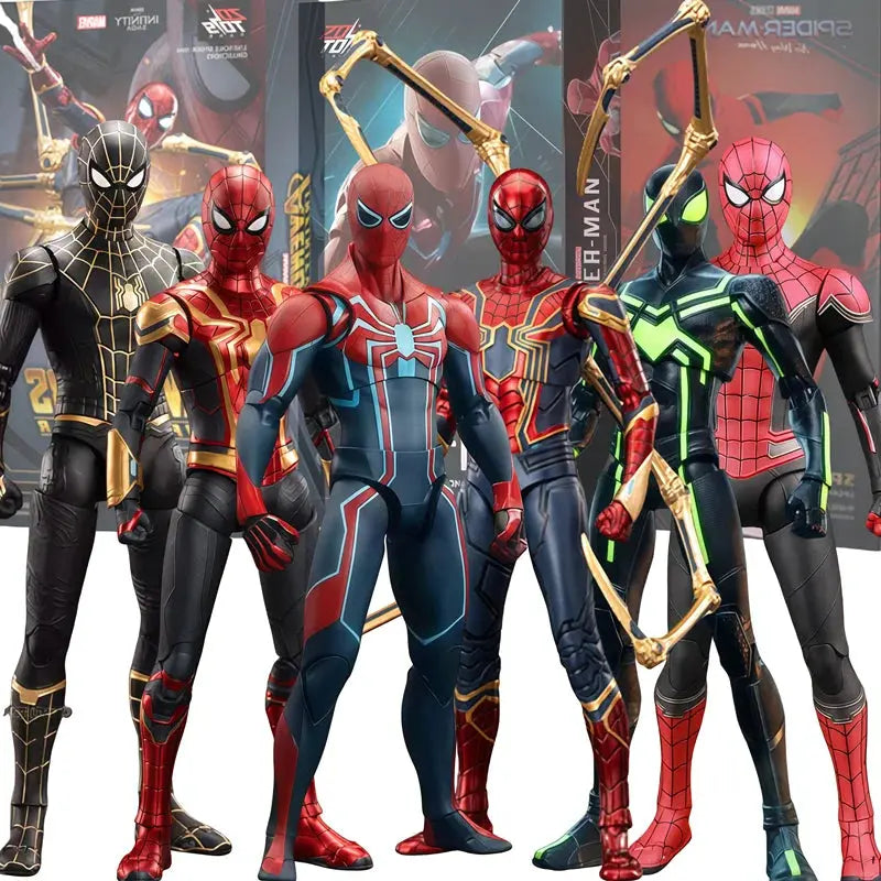 ZD Toy Marvel legends Spider Man PS4 Peter Parker Gold Black Red Action Figure Model Toys Desktop Decoration Birthday Gifts - HASHTAG
