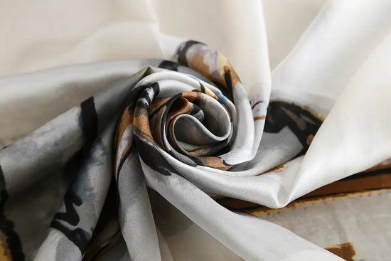 Printed Silk Shawl Sunscreen Beach Towel Liebe - Making Life Easier