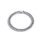 Stainless Steel Braided Double Row Front and Rear Fish Scale Alloy Magnetic Buckle Bracelet with Keel Jewelry New Model