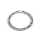 Stainless Steel Braided Double Row Front and Rear Fish Scale Alloy Magnetic Buckle Bracelet with Keel Jewelry New Model HASHTAG