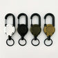 1/2/4pcs Extendable Retractable Holders Keychain Badge Reels Heavy Duty Clip With Carabiner Key Chain For Men Outdoor Bags - My Hashtag Shop
