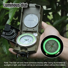 [Accurate Military Compass For Hiking] Multifunctional Luminous Dial Waterproof Anti-fog Accurate Military Compass For Hiking Camp HASHTAG