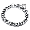 Vnox Mens Simple 3-11mm Stainless Steel Curb Cuban Link Chain Bracelets for Women Unisex Wrist Jewelry Gifts HASHTAG