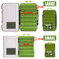 Fishing Tackle Box 14 Compartments Fishing Accessories Lure Hook Storage Case Double Sided Fishing Tool Organizer Boxes - HASHTAG