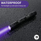 UV Flashlight 395nm Ultraviolet Torch With Pen Clip Portable AAA Batteries Used Violet Light Pet Urine Scorpion Detector UV Lamp HASHTAG