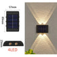 Solar LED Outdoor Light Solar Lighting Sensor Lamp Streetlights Exterior Garden Decoration Garland Waterproof Solar Wall Light
