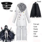 Danganronpa V3 Kokichi Oma Cosplay Costume President Oma Cosplay Wig Cloak Hat Halloween Carnival Party Uniforms Costumes Wigs