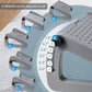 Foot Rest for Under Desk Adjustable Foot Rest Ergonomic Foot Stool Massage for Pressure Relief Portable Footstool Leg Rest Desk