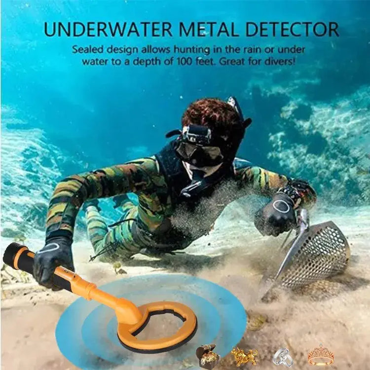 NEW Pulse Dive Underwater Detector Metal Search Detector 2 In 1 Treasure Search Machine 30m Round Probe Pinpointer - HASHTAG
