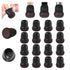 16PCS Transparent Table Chair Leg Protectors Caps Round Square for Furniture Foot Legs Cover Floor Protector with Felt Bottom - HASHTAG