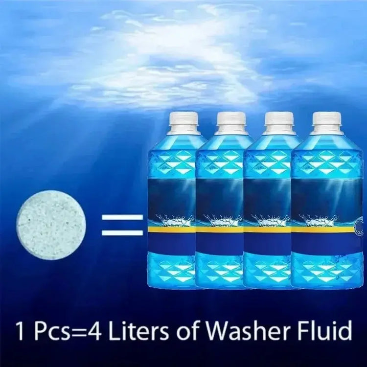 ISGTDRM Solid Cleaner Car Windscreen Cleaner Effervescent Tablet Auto Wiper Glass Solid Cleaning Concentrated Tablets Detergent - My Hashtag Shop