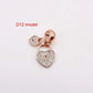 14K Gold Copper Plating Large Hole Spacer Bead Pendant Charms Liebe - Making Life Easier