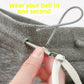 Bendable Spring Drawstring Threader Clip Pants Hoodies Elastic Band Lace Cord Flexible Drawstring Thread DIY Sewing Accessories - HASHTAG
