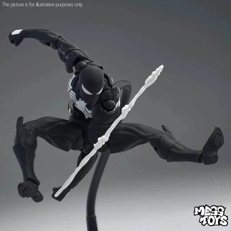 New MessToys Spiderman Figure CT Toys Black Red Spider Man Figurine Mess Toys Action Figure Custom Model Gift Kid Customized Toy - HASHTAG