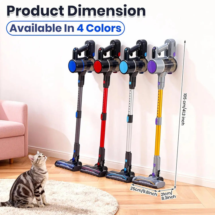 Cordless Vacuum Cleaner, Lightweight Stick Vacuum Household Anti-tangling And LED Light, Powerful Rechargeable Wireless Vacuum Cleaner AliExpress