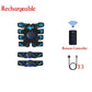 EMS Muscle Stimulator Smart Electric Fitness Abdominal Training Weight Loss Stickers Muscle Relax Body Slimming Shaping Massager HASHTAG