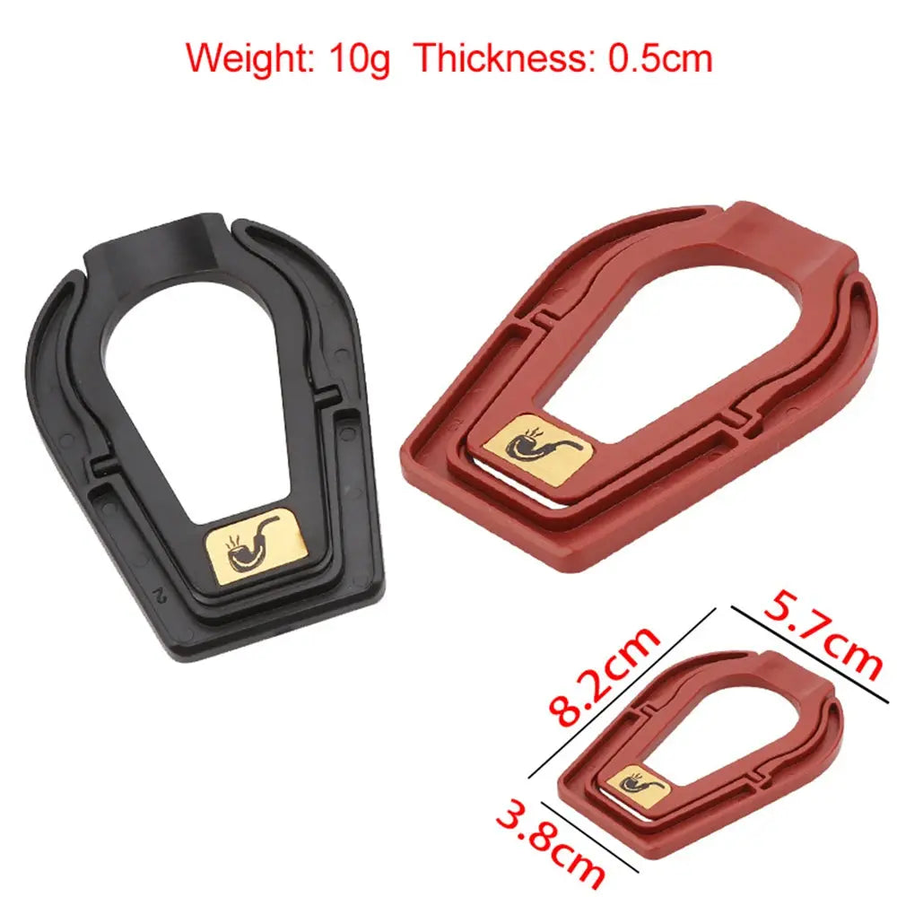 Foldable Smoking Pipe Stand Single Pipe Display Rack Simple Plastic Tobacco Pipe Holder Smoker Cigar Bracket Smoking Accessories - HASHTAG