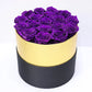 Exquisite roses in beautiful gift box assorted colors. - HASHTAG