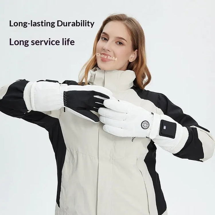 Intelligent Electric Heating Outdoor Skiing Gloves AliExpress