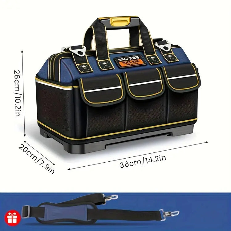AIRAJ Multifunctional Tool Bags 1680D Oxford Cloth Electrician Bags Waterproof and Wear-Resistant High Capacity Storage Bags - HASHTAG