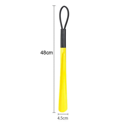 1pc Extra long flexible plastic shoe horns do not require bending durable shoe spoons for pregnant women wearing shoe assistants - HASHTAG