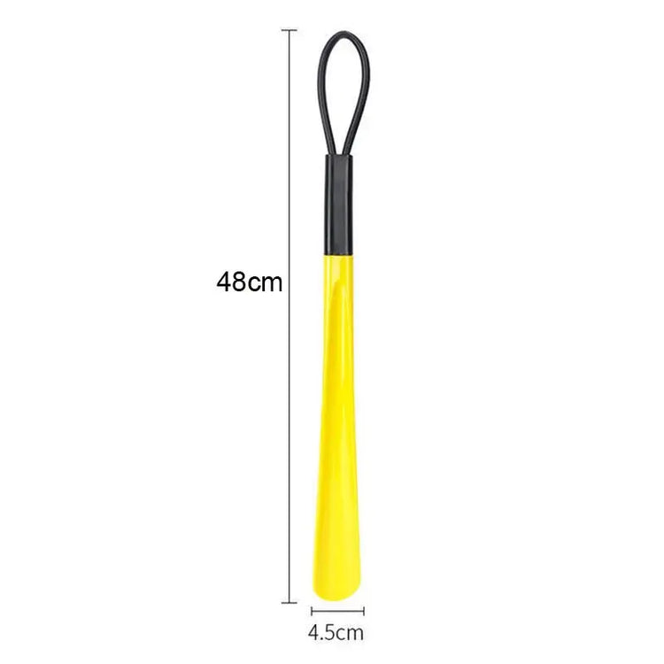 1pc Extra long flexible plastic shoe horns do not require bending durable shoe spoons for pregnant women wearing shoe assistants - HASHTAG