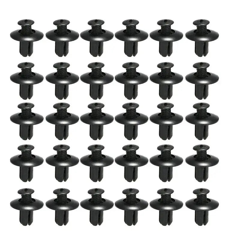 190pcs Car Retainer Clips 6 Size Plastic Fasteners Kit Auto Trim Panel Clip Mixed Car Body Bumper Rivet Set - HASHTAG