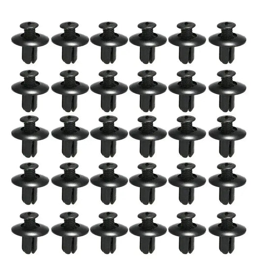 190pcs Car Retainer Clips 6 Size Plastic Fasteners Kit Auto Trim Panel Clip Mixed Car Body Bumper Rivet Set - HASHTAG